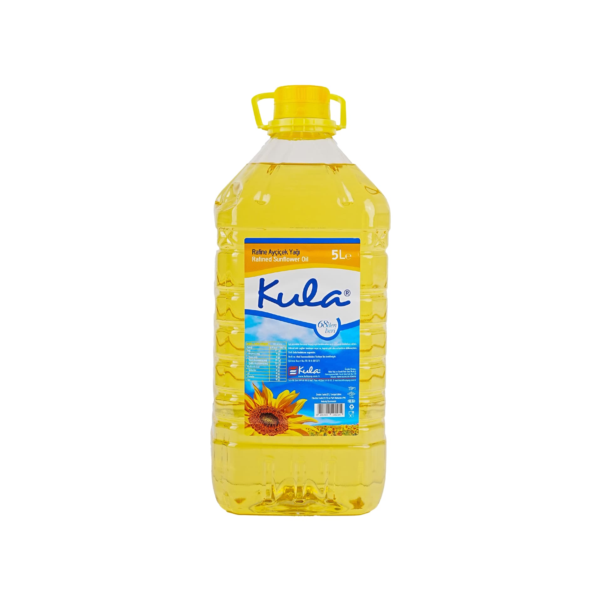 Kula Rafine Ayçiçek Yağı